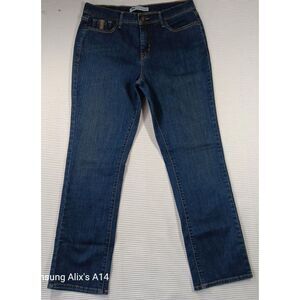 Levi's Blue Perfectly Slimming 512 Straight Leg Jeans - Size 12P